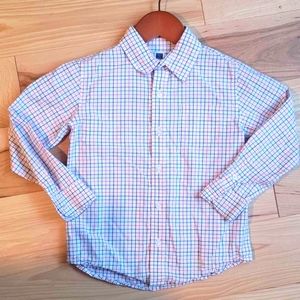 Janie and Jack Boys 5 Button Down Shirt Preppy